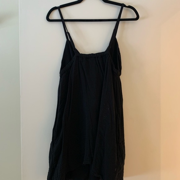 Black tie front mini dress - Picture 5 of 5
